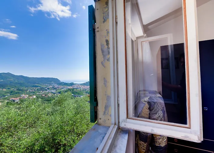 309b - Casa Mirella, Relax Con Vista Su Mare E Natura, 7 Minuti Di Auto Dal Centro E Dal Mare E Di Appartement *